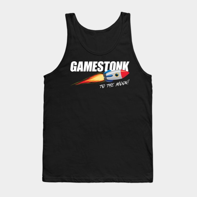 Gamestonk Tank Top by bellamuert3